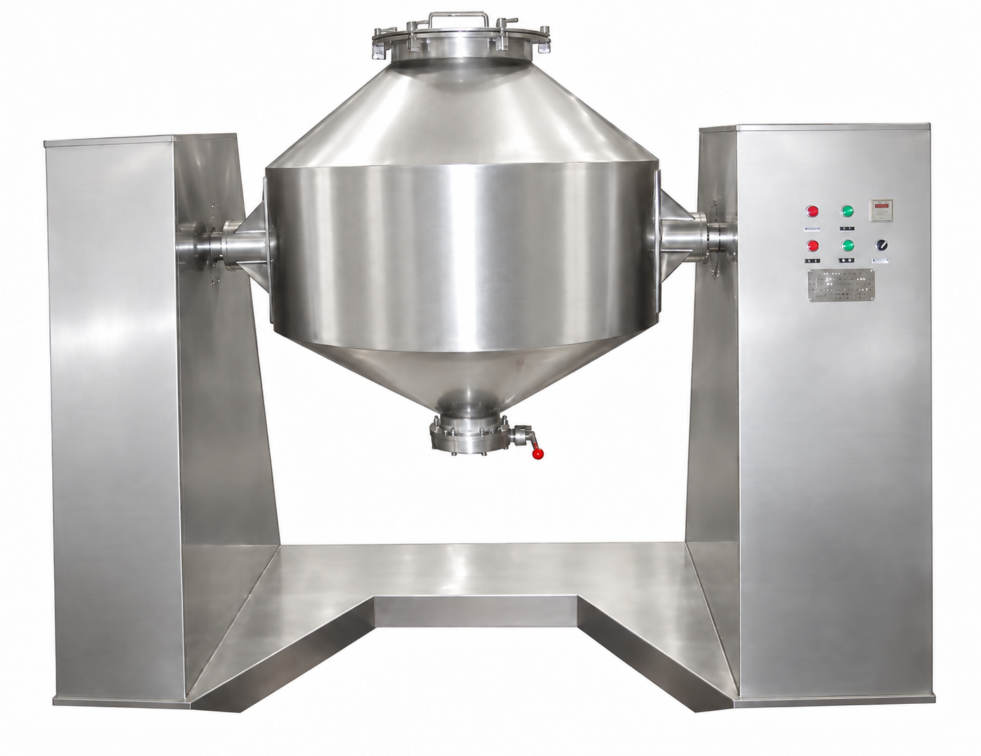 Powder handling machine double cone mixer for gentle, uniform mixing of powders and granules by PT Synergy Abadi Sentosa