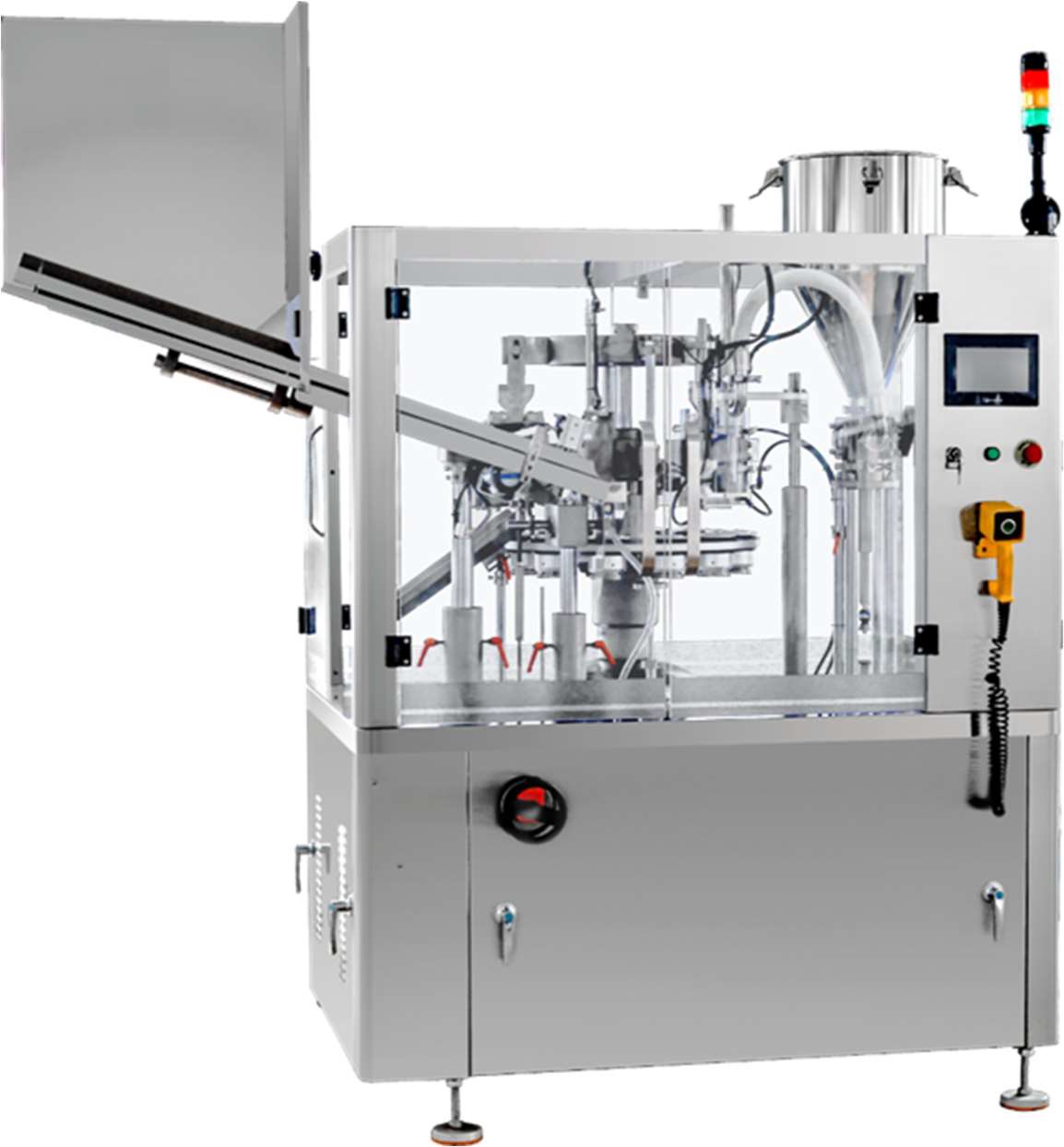 Tube filling and closing machine for polythene, laminated and aluminium tubes by PT Synergy Abadi Sentosa